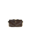 Valentino Garavani Panthea Brown Leather Shoulder Bag