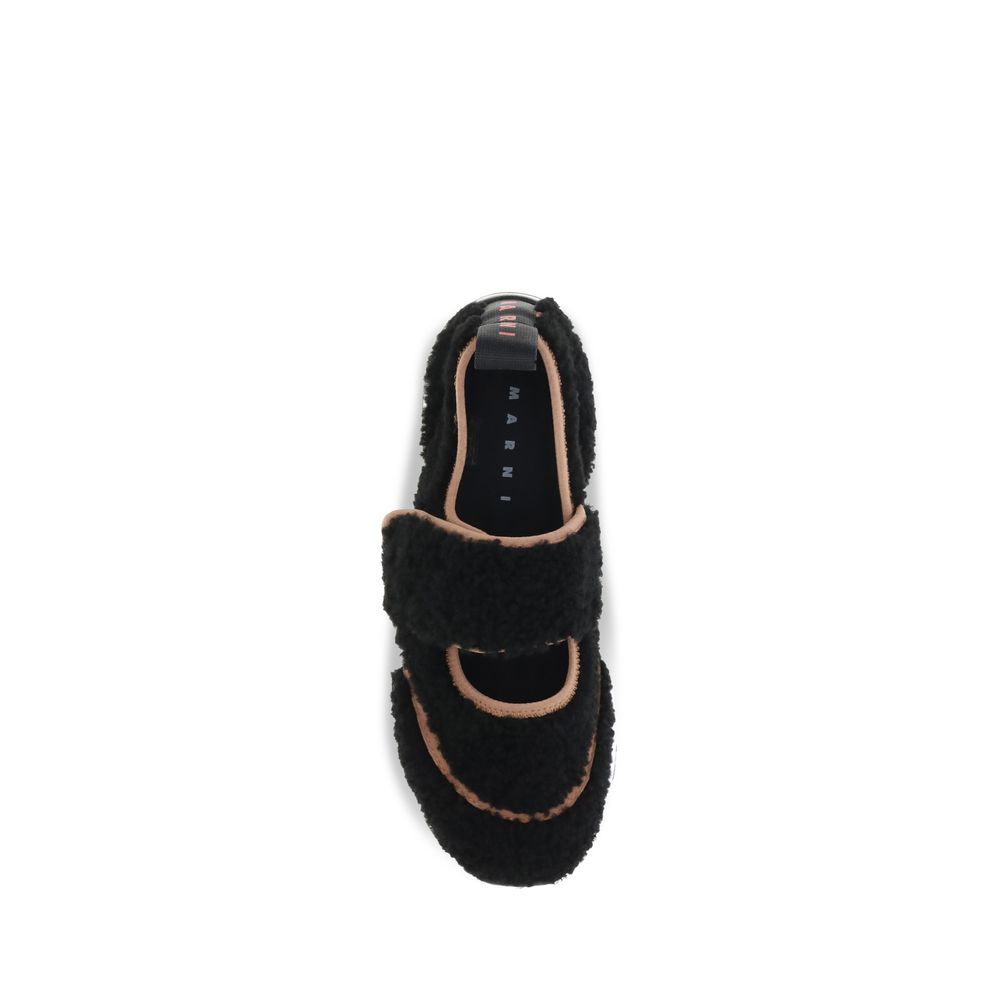 Marni Black Mary Jane Sneakers