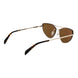 Emilio Pucci Gold Cat-Eye Sunglasses