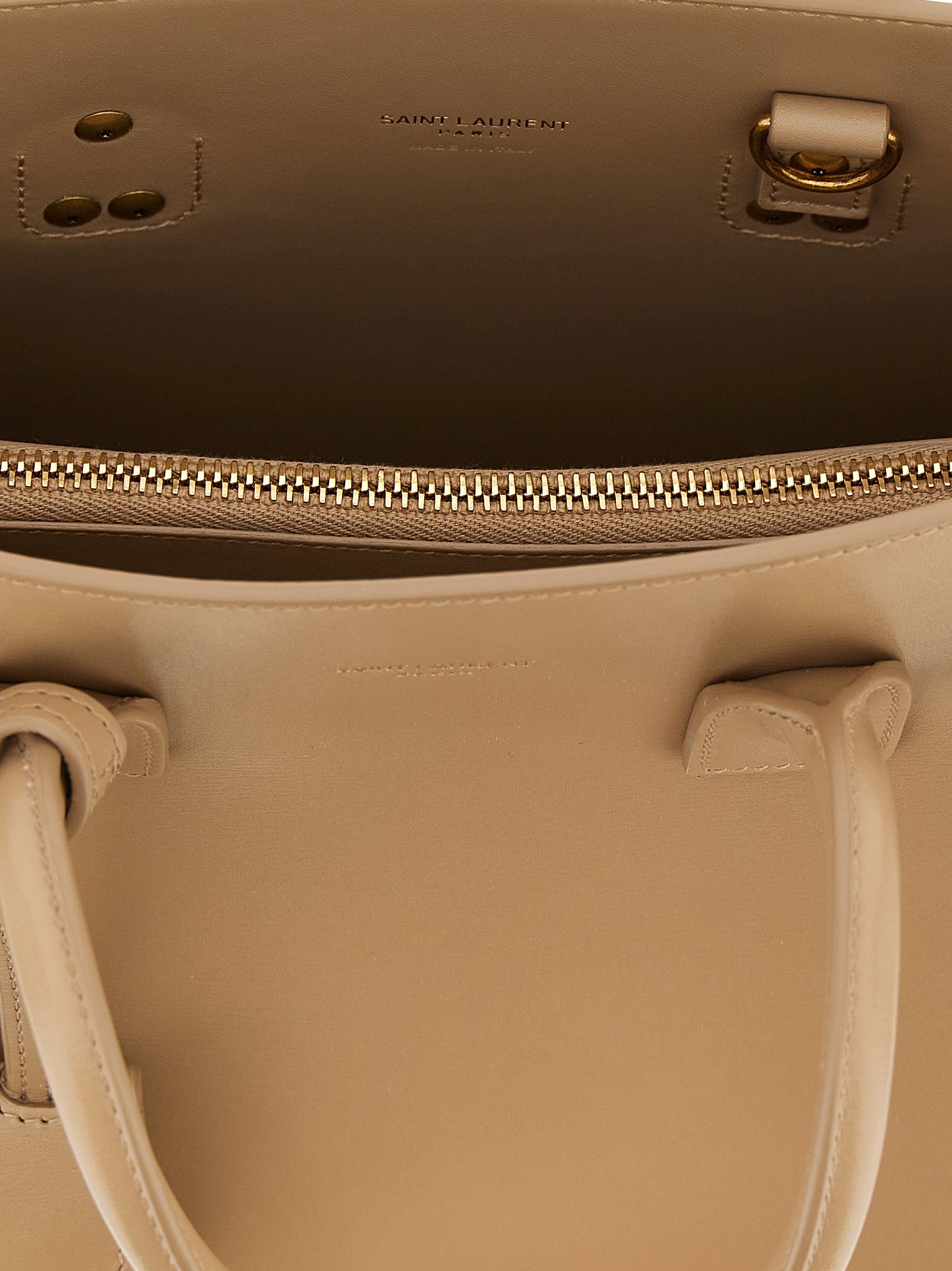 Saint Laurent Baby Sac de Jour Beige Leather Bag