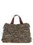 Ibeliv Onja Bicolor Raffia Shopper Bag