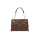 Love Moschino Brown Quilted Shoulder Bag