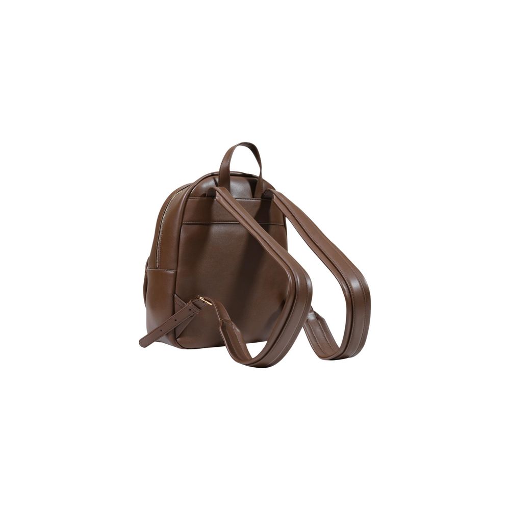 Love Moschino Quilted Brown Backpack