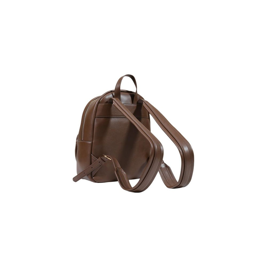 Love Moschino Quilted Brown Backpack