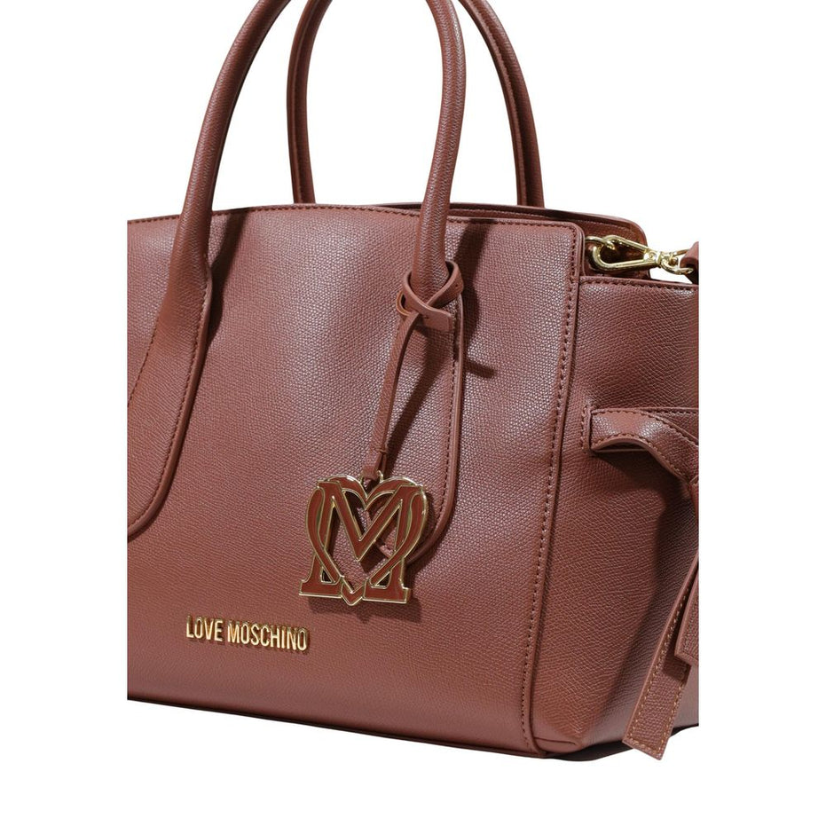 Love Moschino Brown Satchel Bag