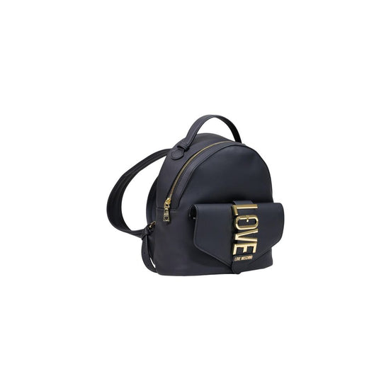 Σακίδιο πλάτης Love Moschino μαύρο από πολυαιθυλένιο