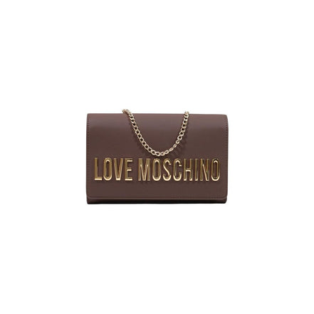 Love Moschino Brown Polyethylene Handbag