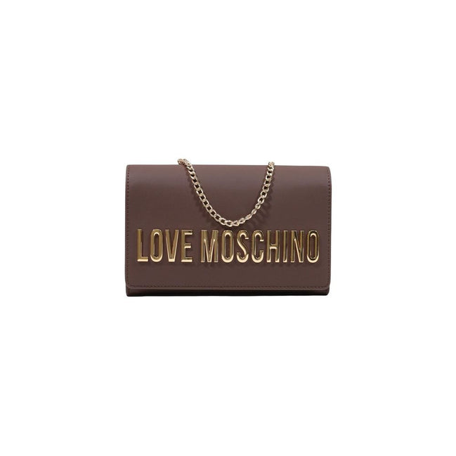 Love Moschino Brown Polyethylene Handbag