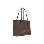 Love Moschino Brown Polyethylene Handbag