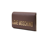 Love Moschino Brown Polyethylene Handbag