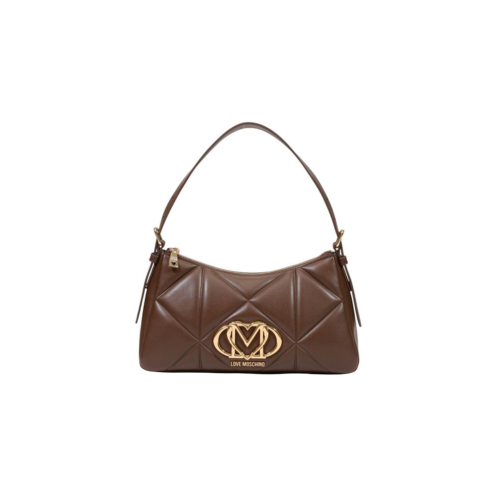 Love Moschino Brown Polyethylene Handbag