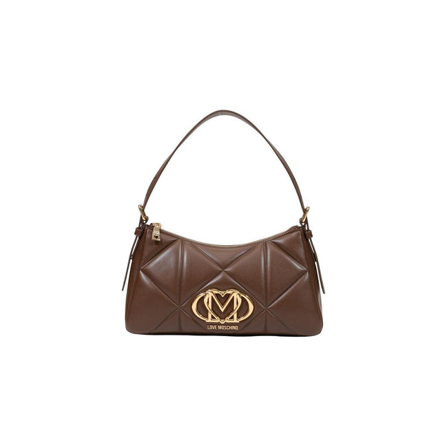 Love Moschino Brown Polyethylene Handbag