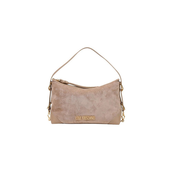 Τσάντα ώμου Love Moschino μπεζ