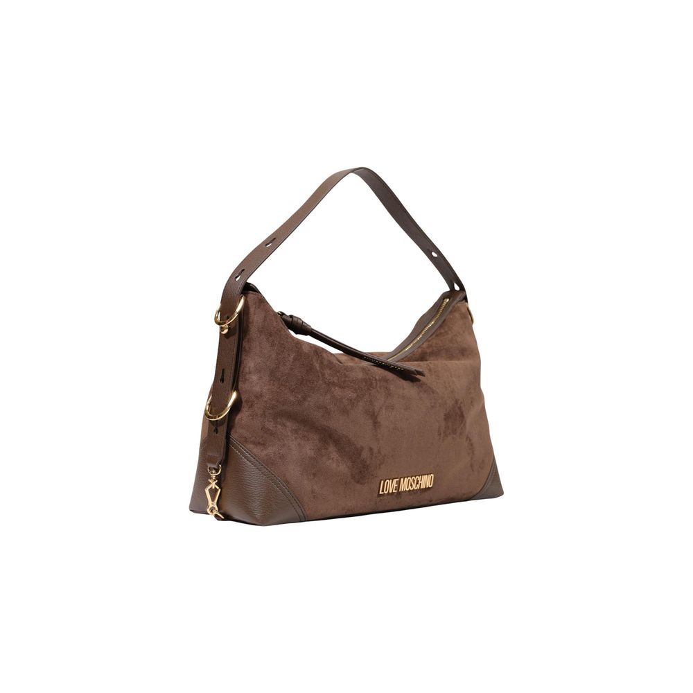 Love Moschino Brown Polyester Handbag
