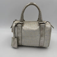 Μίνι τσάντα Fendi Bauletto FF Zucchino Satchel
