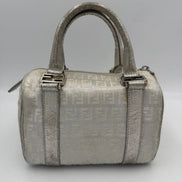 Μίνι τσάντα Fendi Bauletto FF Zucchino Satchel