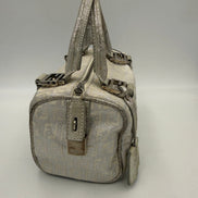 Μίνι τσάντα Fendi Bauletto FF Zucchino Satchel