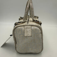 Μίνι τσάντα Fendi Bauletto FF Zucchino Satchel