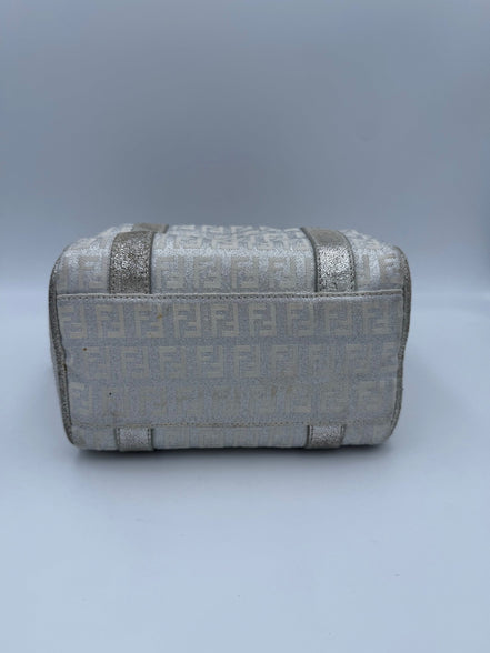 Μίνι τσάντα Fendi Bauletto FF Zucchino Satchel