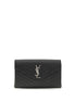 Saint Laurent Black Calf Leather Bos Taurus Wallet