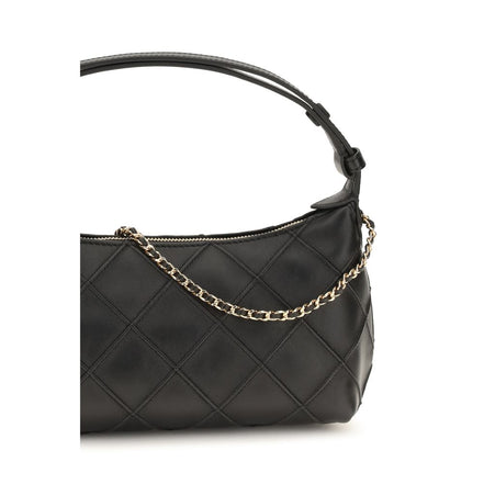 Τσάντα χειρός Tory Burch Fleming από μαύρο δέρμα