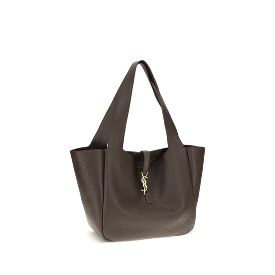 Saint Laurent Le 5 à 7 Bea Brown Leather Shoulder Bag