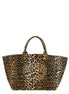 Ganni Brown Recycled Cotton Tote Bag