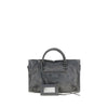 Balenciaga Gray Lamb Ovis Aries Aries Handbag