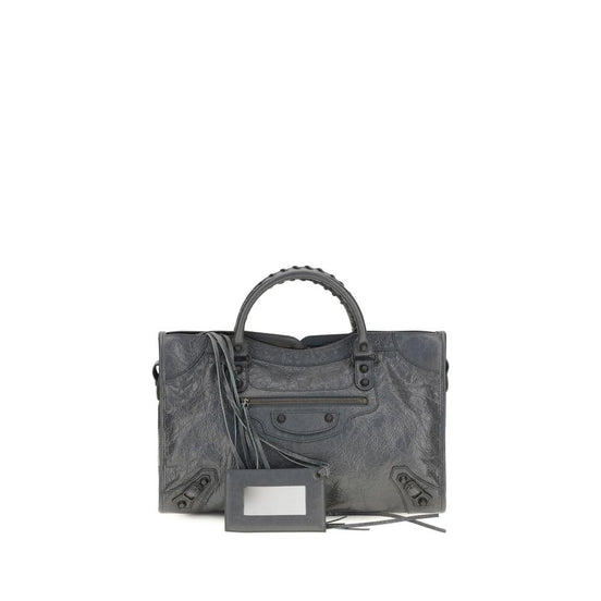 Balenciaga Gray Lamb Ovis Aries Aries Handbag
