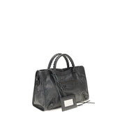 Balenciaga Gray Lamb Ovis Aries Aries Handbag