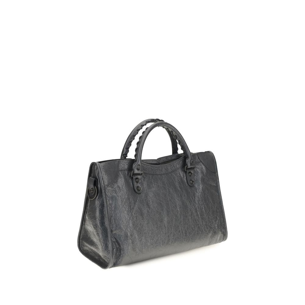 Balenciaga Gray Lamb Ovis Aries Aries Handbag