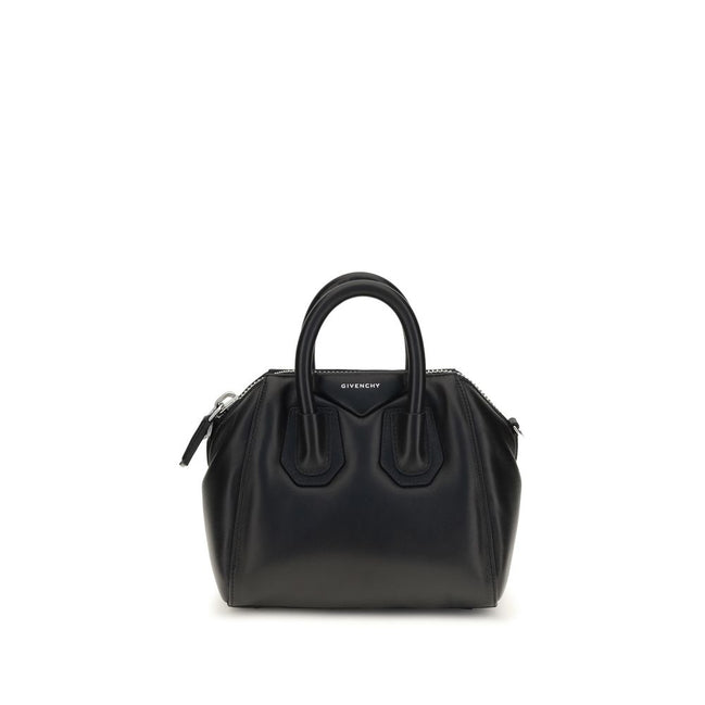 Τσάντα χειρός Givenchy από μαύρο δέρμα αρνιού Ovis Aries Aries