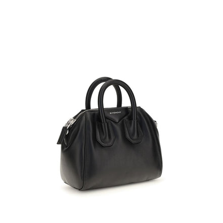 Τσάντα χειρός Givenchy από μαύρο δέρμα αρνιού Ovis Aries Aries