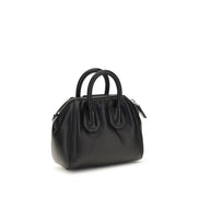 Τσάντα χειρός Givenchy από μαύρο δέρμα αρνιού Ovis Aries Aries