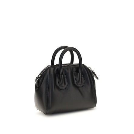 Τσάντα χειρός Givenchy από μαύρο δέρμα αρνιού Ovis Aries Aries