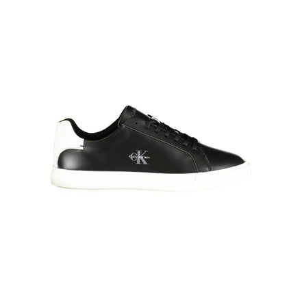 Calvin Klein Black Polyurethane Womens Sneaker