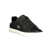 Calvin Klein Black Polyurethane Womens Sneaker