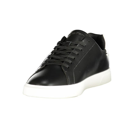 Calvin Klein Black Polyurethane Womens Sneaker