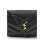 Τσάντα ώμου Saint Laurent μαύρη