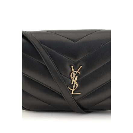 Τσάντα ώμου Saint Laurent μαύρη