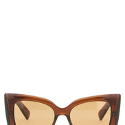 Saint Laurent Brown Acetate Sunglasses