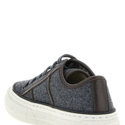 Brunello Cucinelli Gray Low Top Sneakers