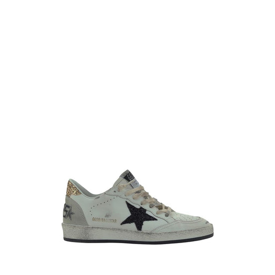 Golden Goose White Goatskin Sneakers