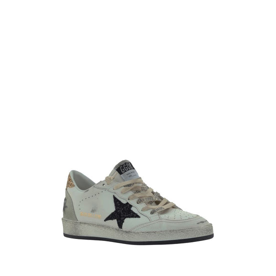 Golden Goose White Goatskin Sneakers