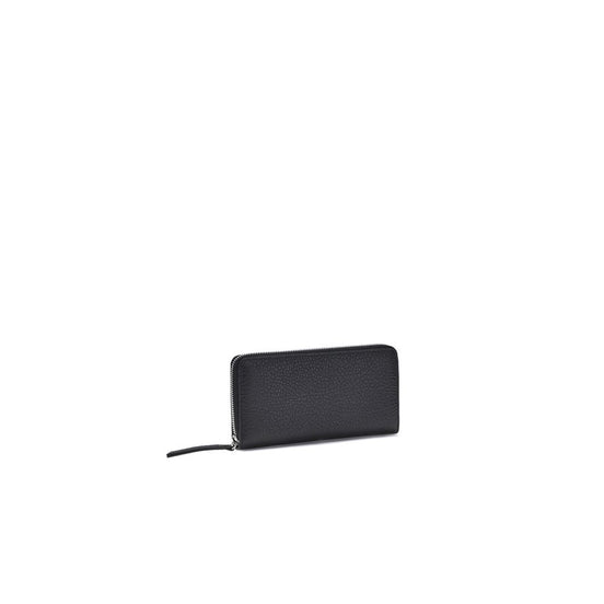 Maison Margiela Black Grained Leather Wallet