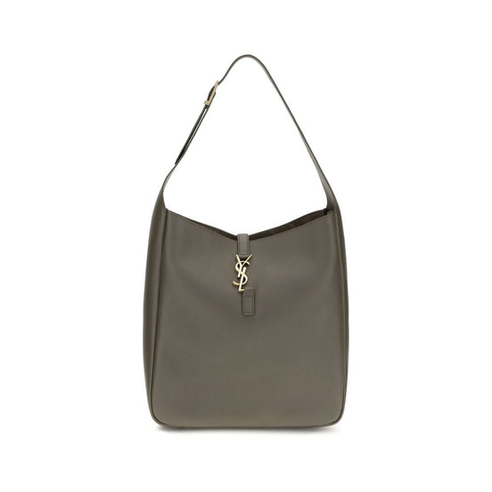 Saint Laurent Le 5 à 7 Bicolor Leather Shoulder Bag