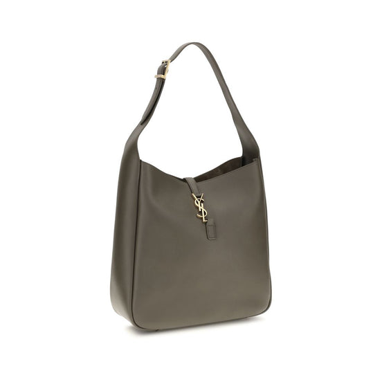 Saint Laurent Le 5 à 7 Bicolor Leather Shoulder Bag