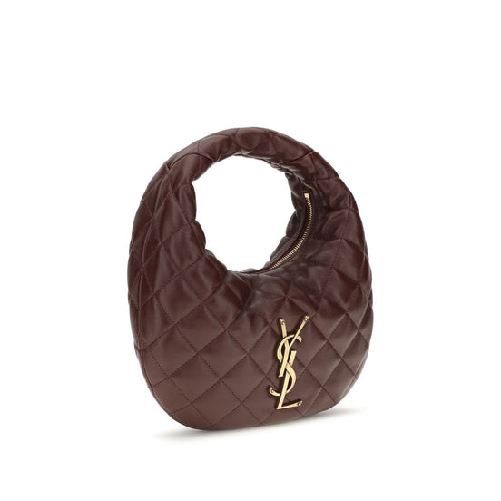 Saint Laurent Baby Icare Brown Quilted Leather Shoulder Bag