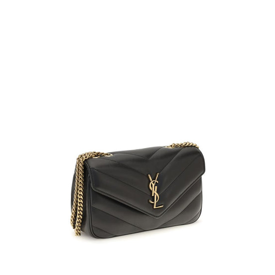 Saint Laurent Loulou Black Leather Crossbody Bag