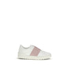 Valentino Garavani White Calf Leather Bos Taurus Low Top Sneakers
